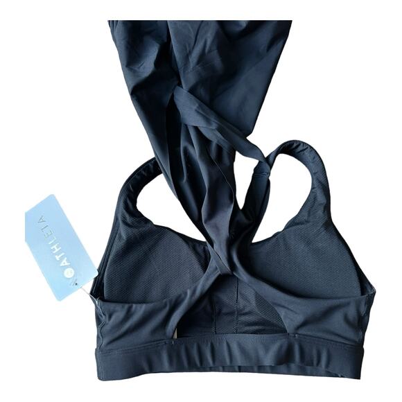 NWT Athleta ULTIMATE 2-IN-1 SUPPORT TOP in black size XS - Picture 7 of 9